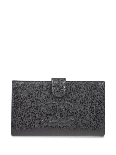 portemonnaie chanel|pre owned chanel wallet.